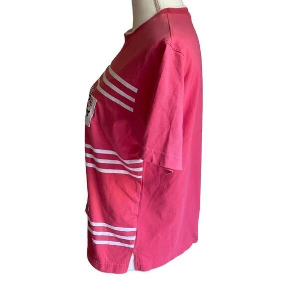 Studio Works Pink Embroidered Top Floral Design Large Petite - Picture 2 of 6